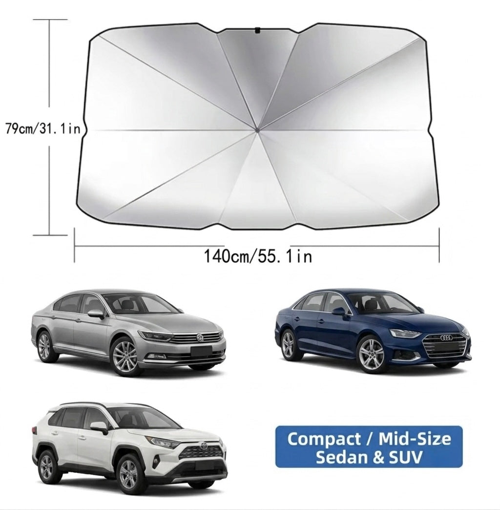 Car Windshield Sun Shade Umbrella