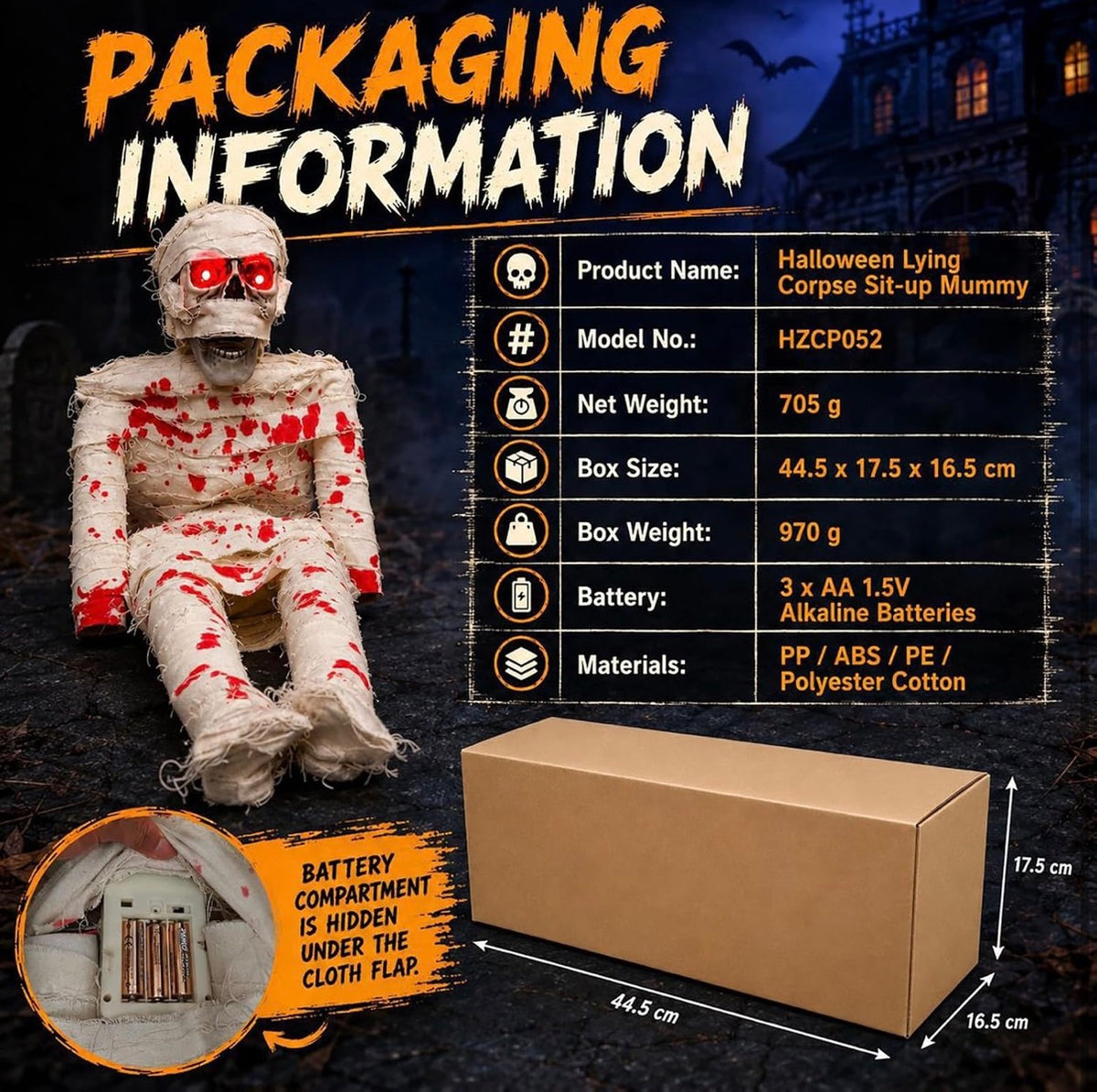DailySolve Animated Sit-Up Mummy