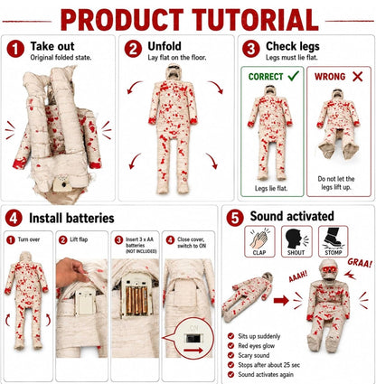 DailySolve Animated Sit-Up Mummy