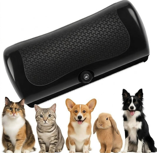 DailySolve Professional Pet Deshedding Brush & Grooming Tool – Ergonomic Anti-Slip Design with Stainless Steel Blade for Dogs, Cats, Rabbits, and Horses