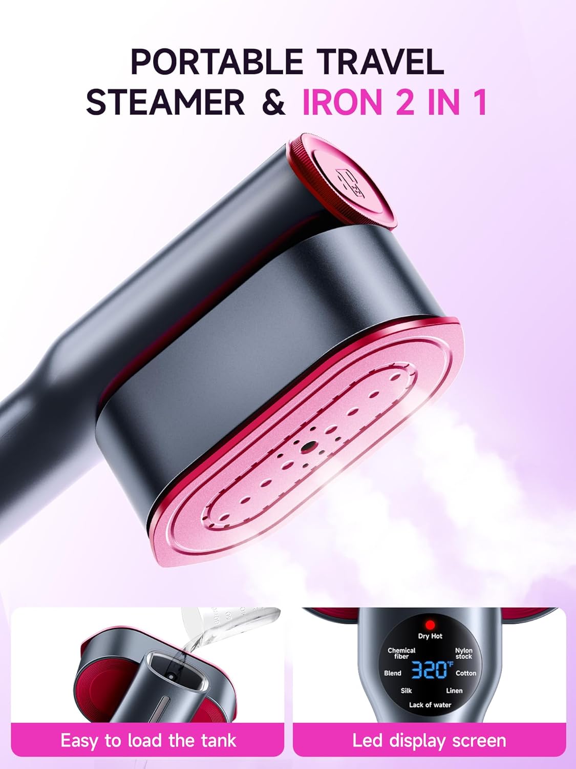 QuickFold Travel Steam Iron Pro