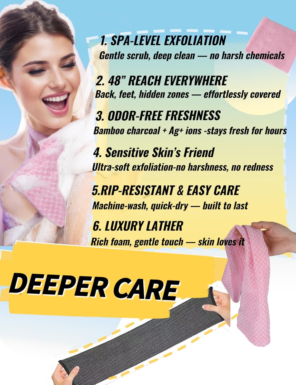 Exfoliating Towel