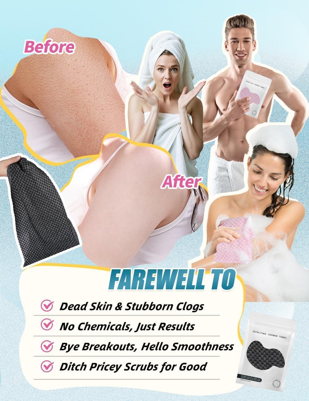 Exfoliating Towel