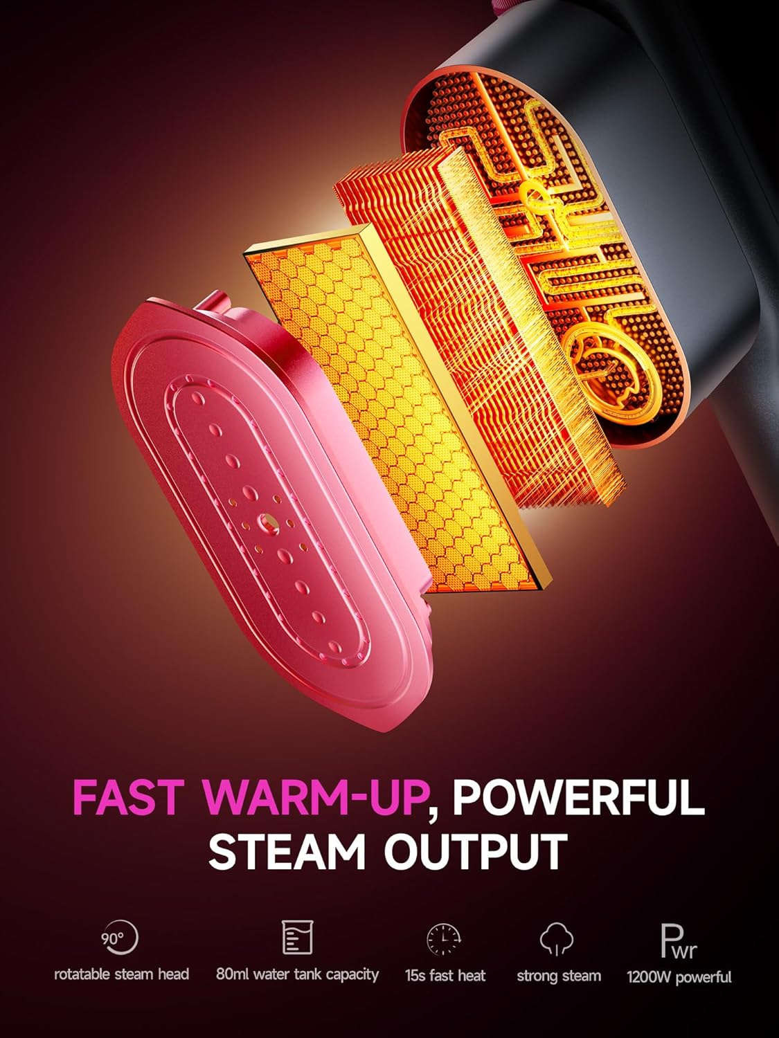 QuickFold Travel Steam Iron Pro