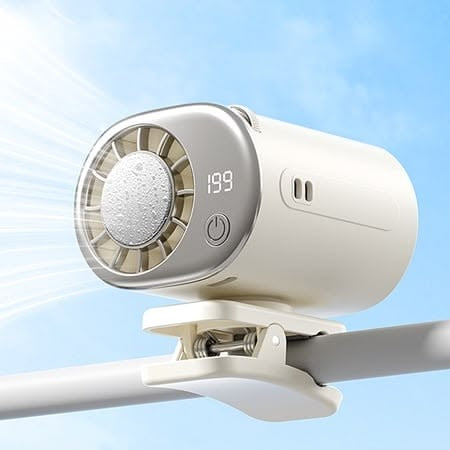 Rechargeable Clip-On Cooling Fan
