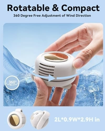 Portable Mini Bladeless Clip Fan