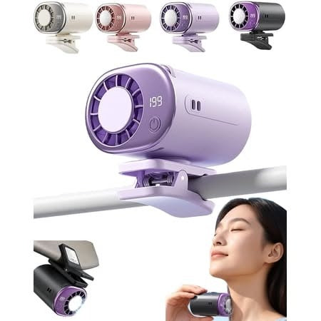 Rechargeable Clip-On Cooling Fan