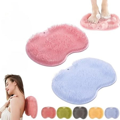 Silicone Shower Foot and back Scrubber Mat